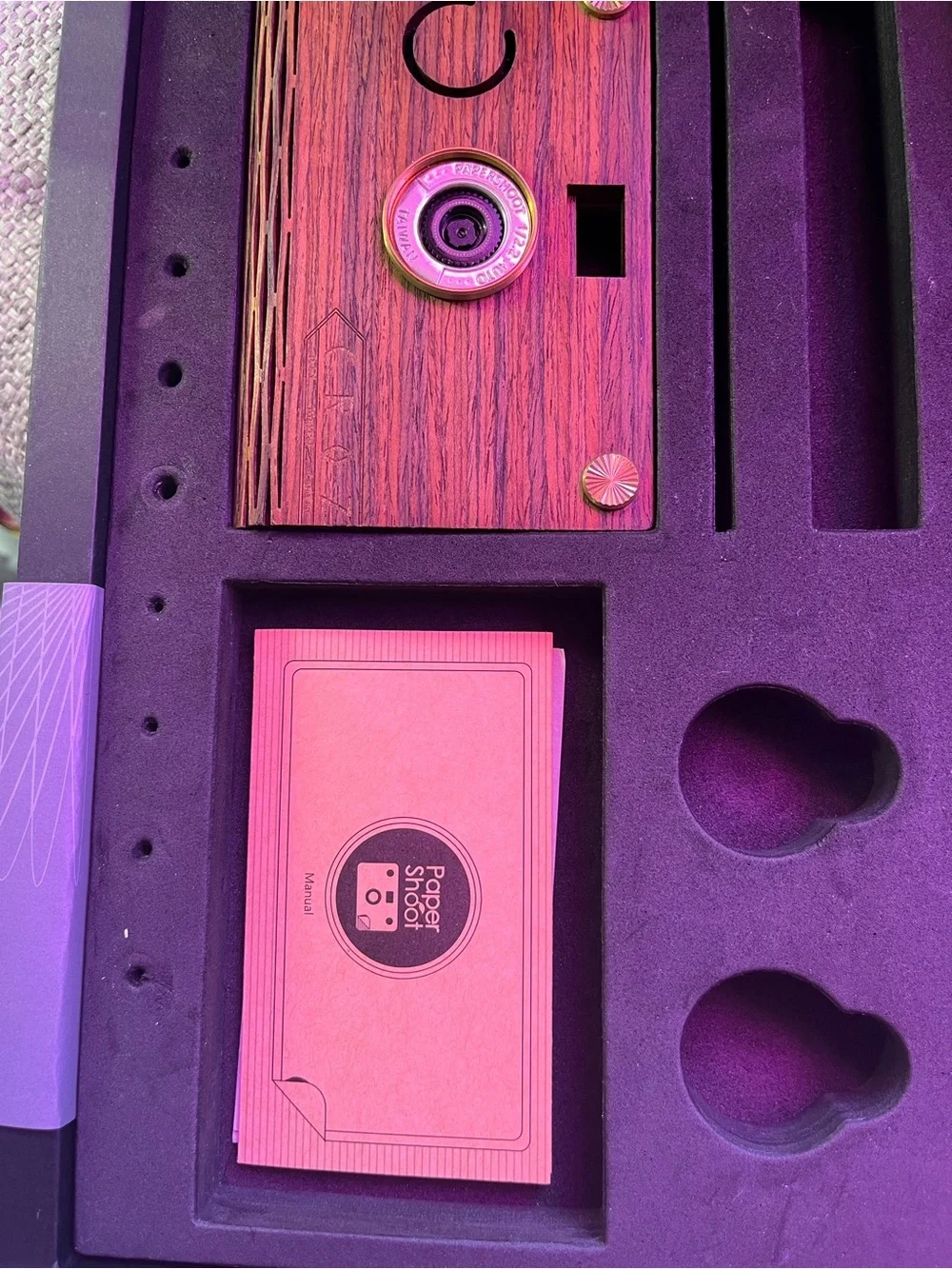 Paper Shoot Camera - Rosewood